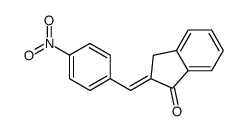2-[(4-nitrophenyl)methylidene]-3H-inden-1-one结构式