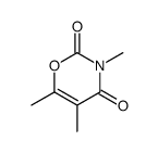 3,5,6-trimethyl-1,3-oxazine-2,4-dione结构式