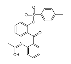 [2-(2-acetamidobenzoyl)phenyl] 4-methylbenzenesulfonate结构式