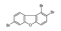 1,2,7-tribromodibenzofuran Structure