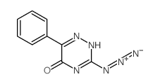 1,2,4-Triazin-5(2H)-one,3-azido-6-phenyl- structure
