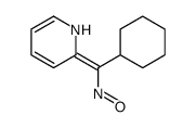 2-[cyclohexyl(nitroso)methylidene]-1H-pyridine结构式