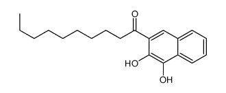 1-(3,4-dihydroxynaphthalen-2-yl)decan-1-one Structure