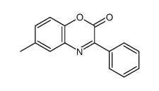6-methyl-3-phenyl-1,4-benzoxazin-2-one结构式
