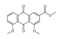 methyl 4,5-dimethoxy-9,10-dioxo-9,10-dihydroanthracene-2-carboxylate Structure