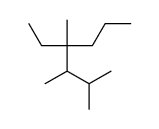4-ethyl-2,3,4-trimethylheptane结构式