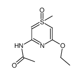 3-acetylamino-5-ethoxy-1-methyl-1λ4-[1,4]thiazine 1-oxide Structure