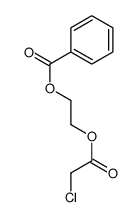 2-(2-chloroacetyl)oxyethyl benzoate结构式