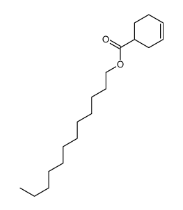 dodecyl cyclohex-3-ene-1-carboxylate结构式
