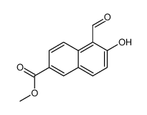 methyl 5-formyl-6-hydroxynaphthalene-2-carboxylate Structure