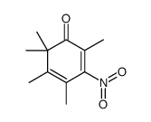 2,4,5,6,6-pentamethyl-3-nitrocyclohexa-2,4-dien-1-one结构式