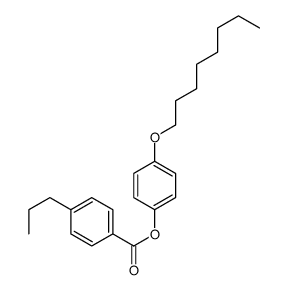 (4-octoxyphenyl) 4-propylbenzoate结构式