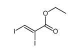 ethyl 2,3-diiodoprop-2-enoate Structure