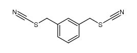 m-xylylene-bis thiocyanate Structure