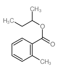 Benzoic acid,2-methyl-, 1-methylpropyl ester结构式