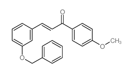1-(4-methoxyphenyl)-3-(3-phenylmethoxyphenyl)prop-2-en-1-one Structure