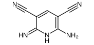 3,5-Pyridinedicarbonitrile,2,6-diamino- Structure