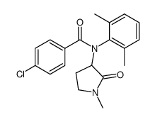 4-Chloro-N-(2,6-dimethyl-phenyl)-N-(1-methyl-2-oxo-pyrrolidin-3-yl)-benzamide结构式