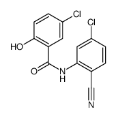 5-chloro-N-(5-chloro-2-cyanophenyl)-2-hydroxybenzamide结构式