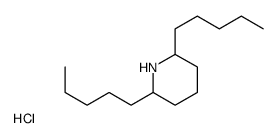 2,6-dipentylpiperidine,hydrochloride Structure
