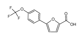 5-[4-(Trifluoromethoxy)phenyl]furan-2-carboxylic Acid structure