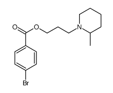 3-(2-Methylpiperidino)propyl=p-bromobenzoate结构式