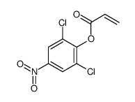 (2,6-dichloro-4-nitrophenyl) prop-2-enoate结构式