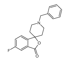 1'-benzyl-5-fluoro-3H-spiro[2-benzofuran-1,4'-piperidine]-3-one Structure