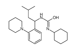 1-cyclohexyl-3-[3-methyl-1-(2-piperidin-1-ylphenyl)butyl]urea Structure