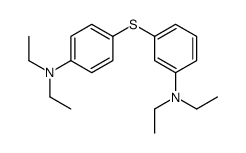3-[4-(diethylamino)phenyl]sulfanyl-N,N-diethylaniline结构式