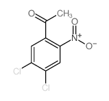 Ethanone,1-(4,5-dichloro-2-nitrophenyl)- Structure
