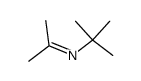 N-(1-Methylethyliden)-tert-butylamin Structure