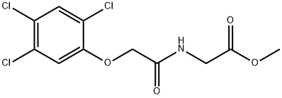 N-[(2,4,5-Trichlorophenoxy)acetyl]glycine methyl ester结构式