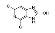 4,6-二氯-1H-咪唑并[4,5-c]吡啶-2(3h)-酮结构式