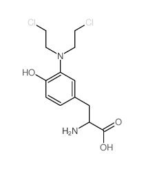 L-Tyrosine, 3-[bis (2-chloroethyl)amino]- structure