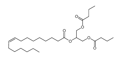 (Z)-2-(hexadec-9-enoyloxy)propane-1,3-diyl dibutyrate Structure