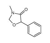 3-methyl-5-phenyl-1,3-oxazolidin-4-one Structure