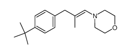 4-[3-(p-tert.butyl-phenyl)-2-methyl-1-propenyl]-morpholine Structure