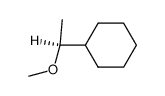 (1-methoxyethyl)cyclohexane结构式