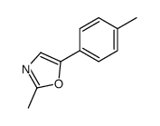 2-methyl-5-(4-methylphenyl)-1,3-oxazole结构式