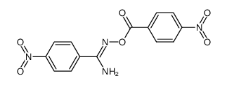 O-(p-Nitro-benzoyl)-p-nitro-benzamidoxim结构式