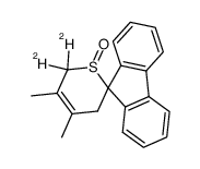 3',6'-Dihydro-4',5'-dimethylspiro(fluoren-9,2'-[6,6-D2]-[2H]thiopyran)-1'-oxid Structure