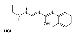 (1Z)-1-[(2-ethylhydrazinyl)methylidene]-3-(2-methylphenyl)urea,hydrochloride结构式