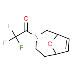 9-Oxa-3-azabicyclo[4.2.1]non-7-ene, 3-(trifluoroacetyl)- (9CI) structure