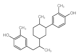 o-Cresol,4,4'-p-menth-2,9-ylenedi- (8CI) structure