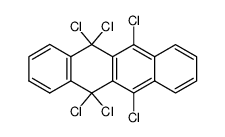 5,5,6,11,12,12-hexachloro-5,12-dihydrotetracene Structure
