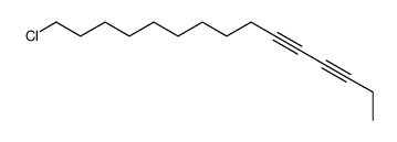 15-Chloro-3,5-pentadecadiyne structure