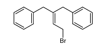 (4-bromo-2-benzylbut-2-enyl)benzene结构式