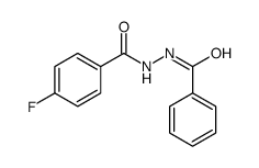 N'-Benzoyl-4-fluorobenzohydrazide Structure