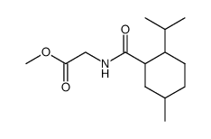 [(2-Isopropyl-5-methyl-cyclohexanecarbonyl)-amino]-acetic acid methyl ester Structure